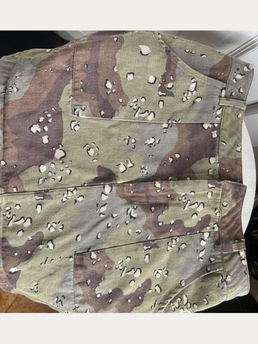Camo Utility Mini Skirt - Olive & Brown - Picture 4 of 8